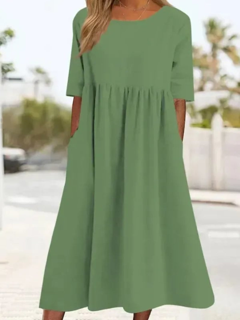 Women's - Midi Dress - Leisure - Modern Style - Ideal for Summer