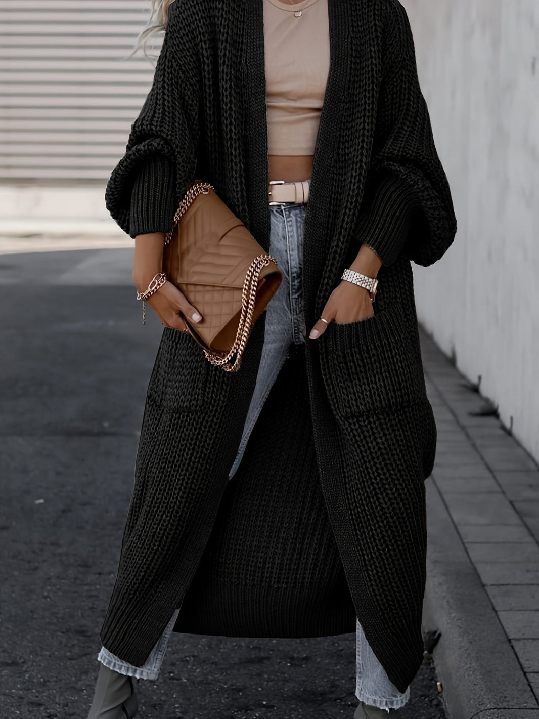 Casual Pocket Knitwear Cardigan for Women | Ideal for Everyday Wear