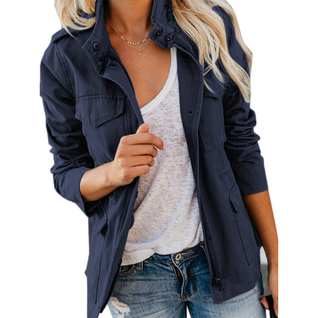 Modern Chic Jacket for Women | Zipper