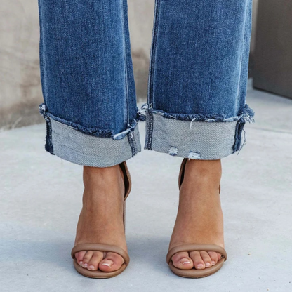 Women's Jeans - Leisure Trousers - Modern Style - For Formal Occasions