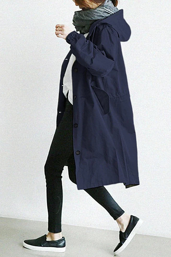 Belezza - waterproof trench coat with hood