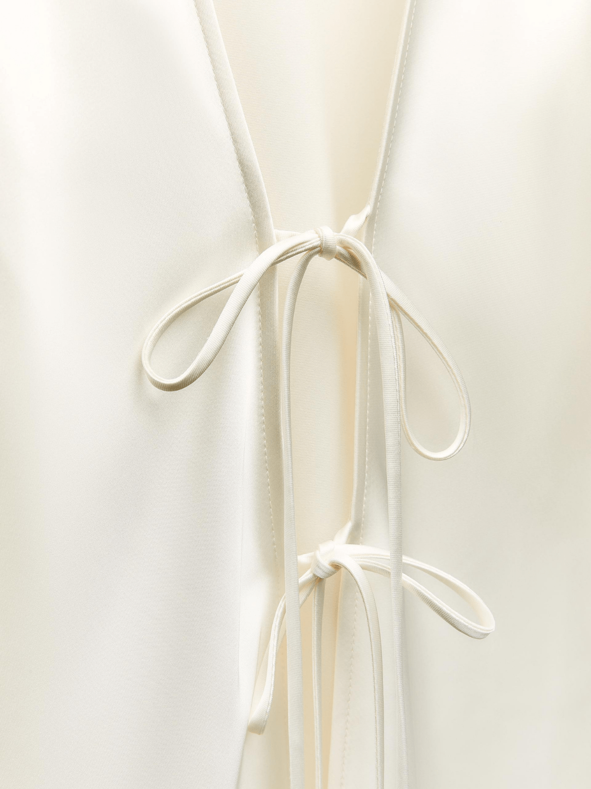 Women's Satin Blouse with Front-Tie Detail 5