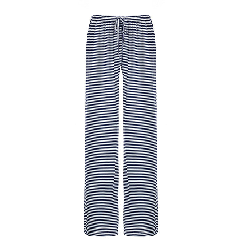 Women's Striped Trousers Comfortable Fit 13