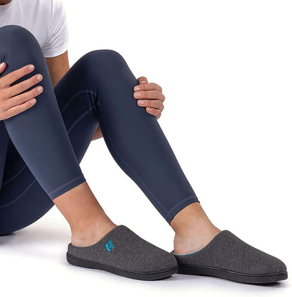 Women’s Two-Tone Memory Foam Slippers | Comfortable Indoor Winter House Shoes