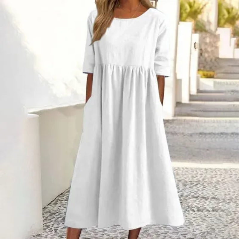 Women's - Midi Dress - Leisure - Modern Style - Ideal for Summer