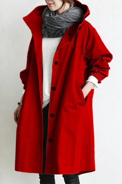 Belezza - waterproof trench coat with hood