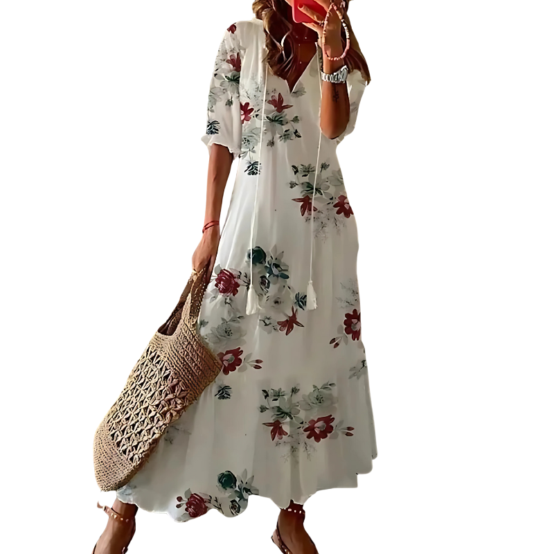 Women's  - Long Dress - Chic - Ideal for Summer