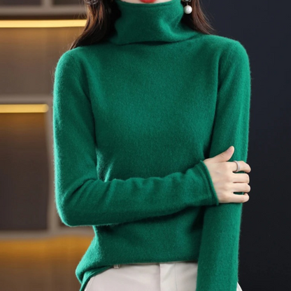 Women's Lightweight Turtleneck Sweater – Soft Knit, Casual & Elegant