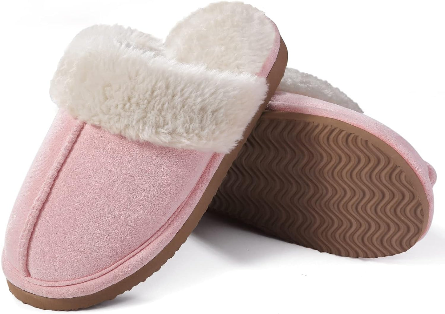 Litfun Women’s Fuzzy Memory Foam Slippers | Fluffy Indoor & Outdoor Winter Shoes
