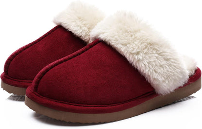 Litfun Women’s Fuzzy Memory Foam Slippers | Fluffy Indoor & Outdoor Winter Shoes