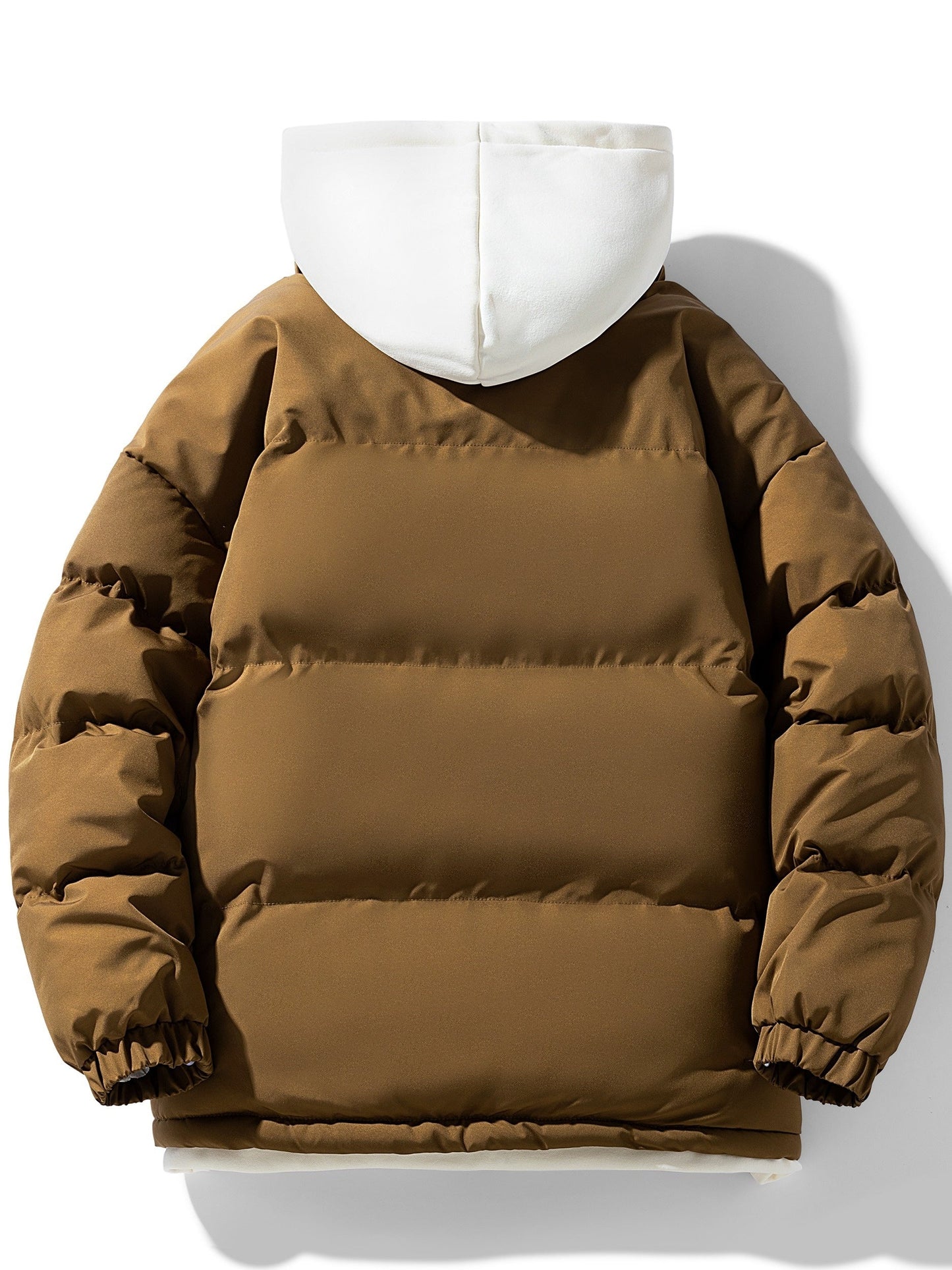 Casual Fake Two Piece Hooded Winter Jacket for Men | Great for Casual Days