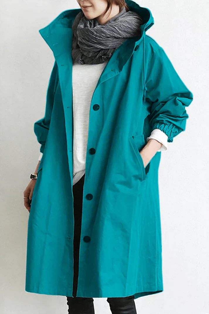 Belezza - waterproof trench coat with hood