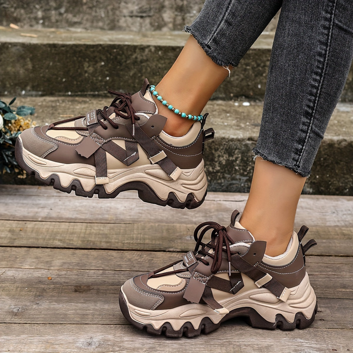 Casual Color Block Sneakers for Women | Great for Casual Days