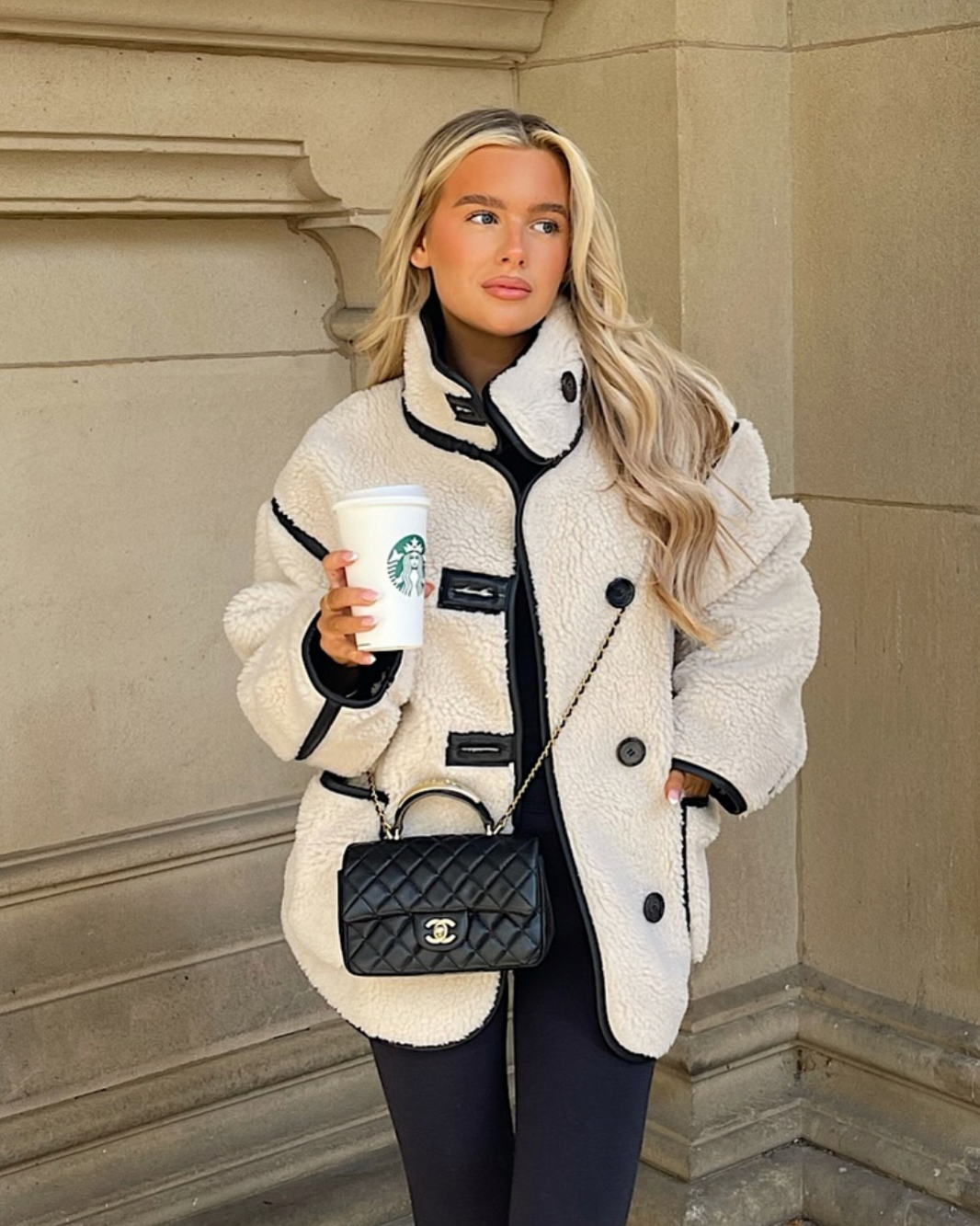 Women's Sherpa Jacket – Cozy Faux Sherpa Winter Coat