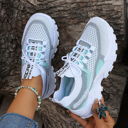 Casual Colorblock Knit Sneakers for Women | Great for Casual Days