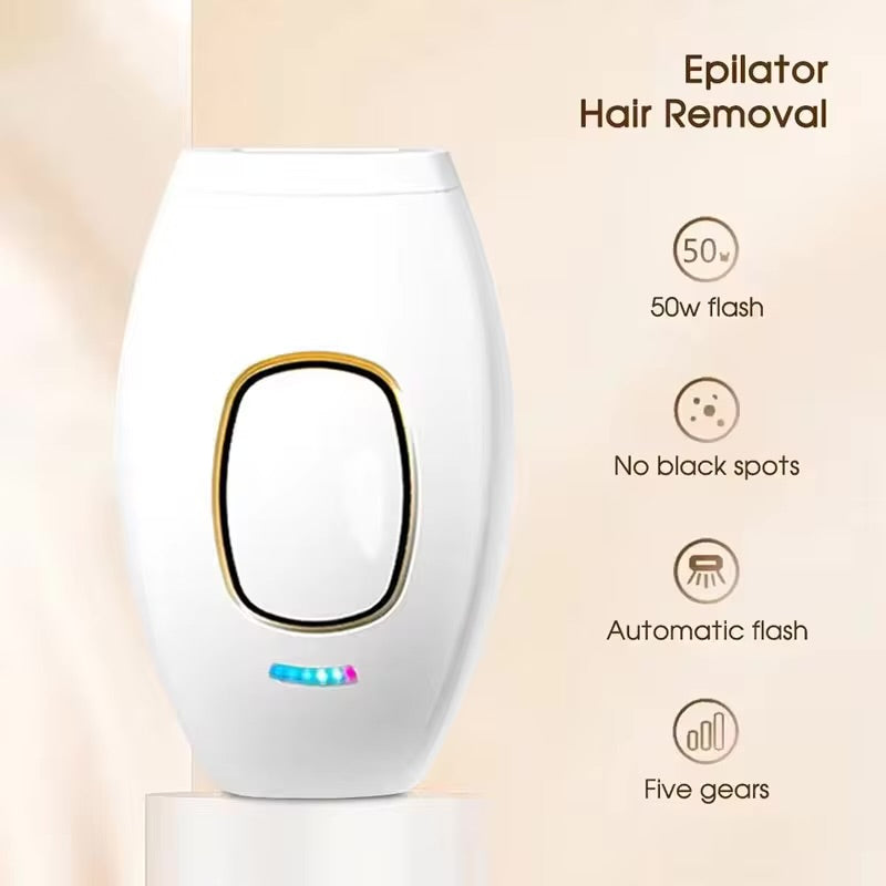 Women's IPL Laser Hair Removal Device for Body and Face