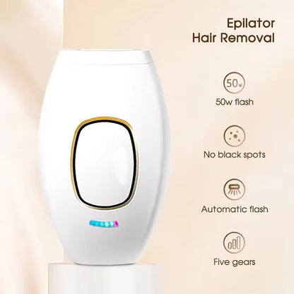 Women's IPL Laser Hair Removal Device for Body and Face