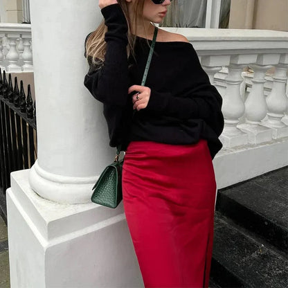 Women's - Loose Sweater - Classic - Modern Style - Ideal for Autumn