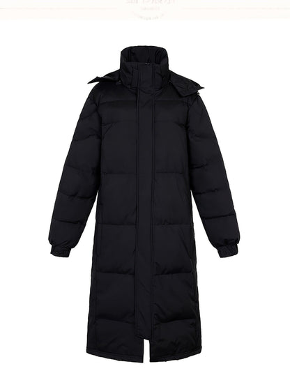 Casual Black Long Padded Hooded Winter Jacket For Men | Great for Winter