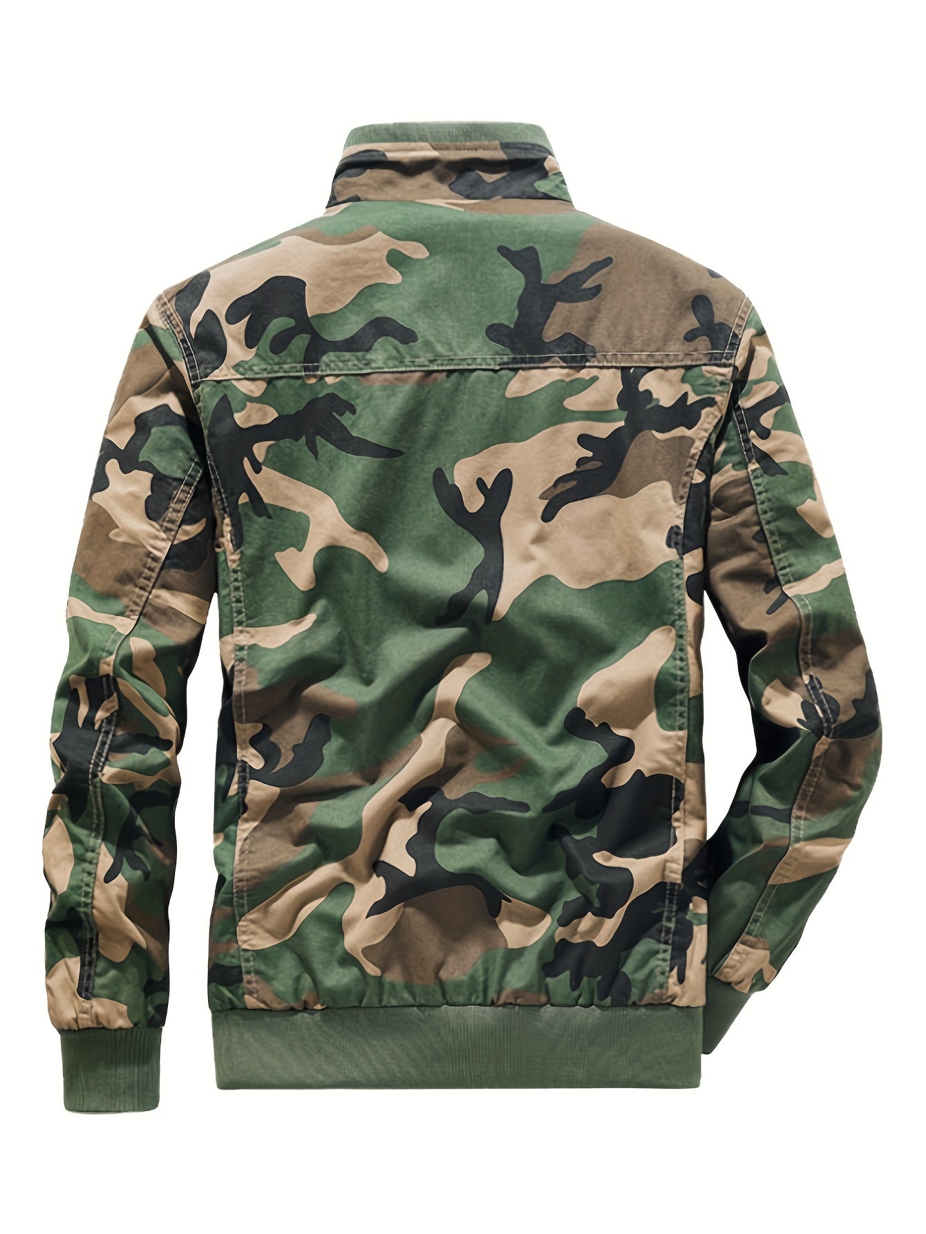 Camouflage Pilot Workwear Outdoorjacket With Multiple Pockets Outdoor Style For Men | Great for Winter Outdoor Activities