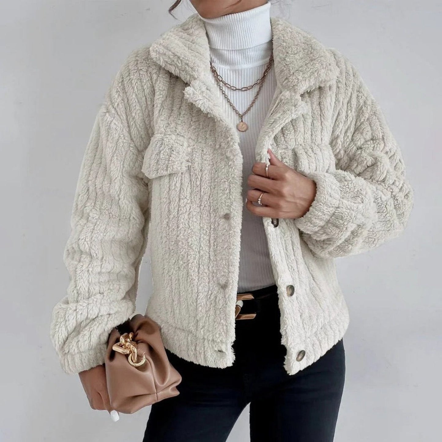 Women's Fleece Jacket - Casual - - Ideal for Autumn/Winter