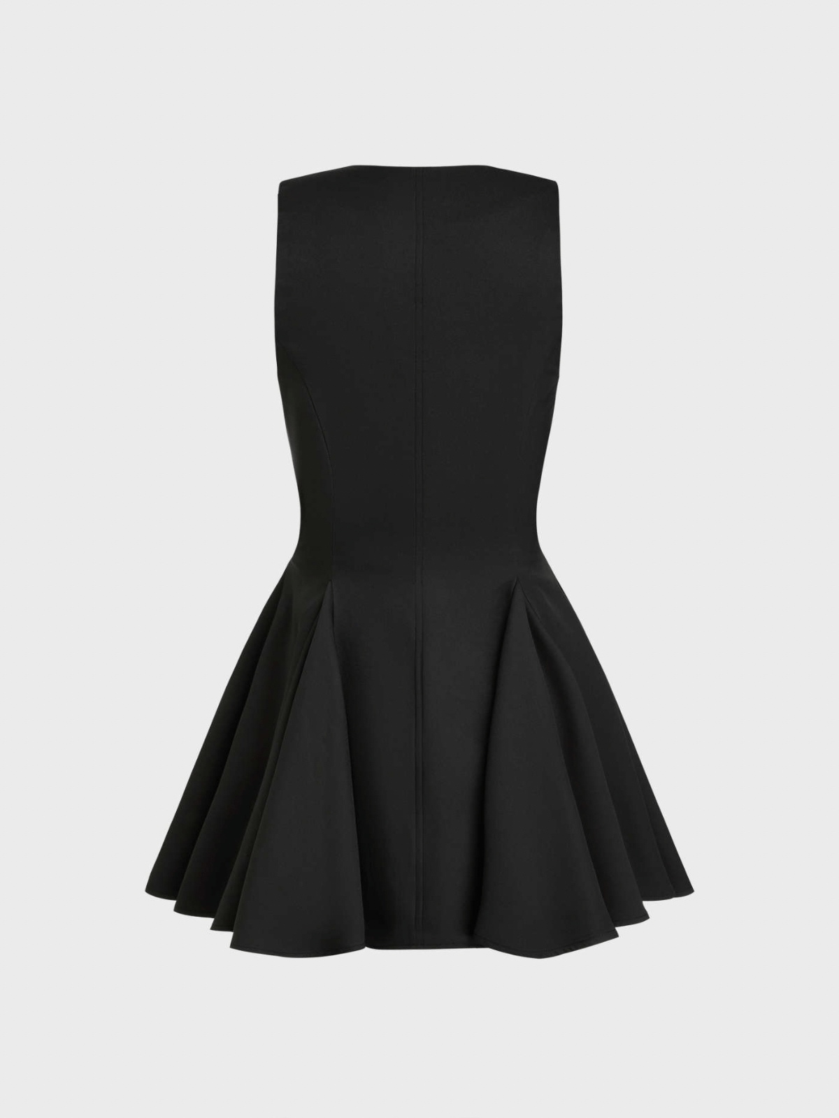 Women's Mini Dress Polyester V-Neck Ruffle Hem 3