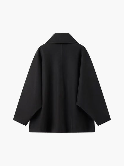 Langer Damenmantel mit übergroßen Taschen und Knöpfen – stilvoller Wintermantel für Komfort und Funktionalität – 4
