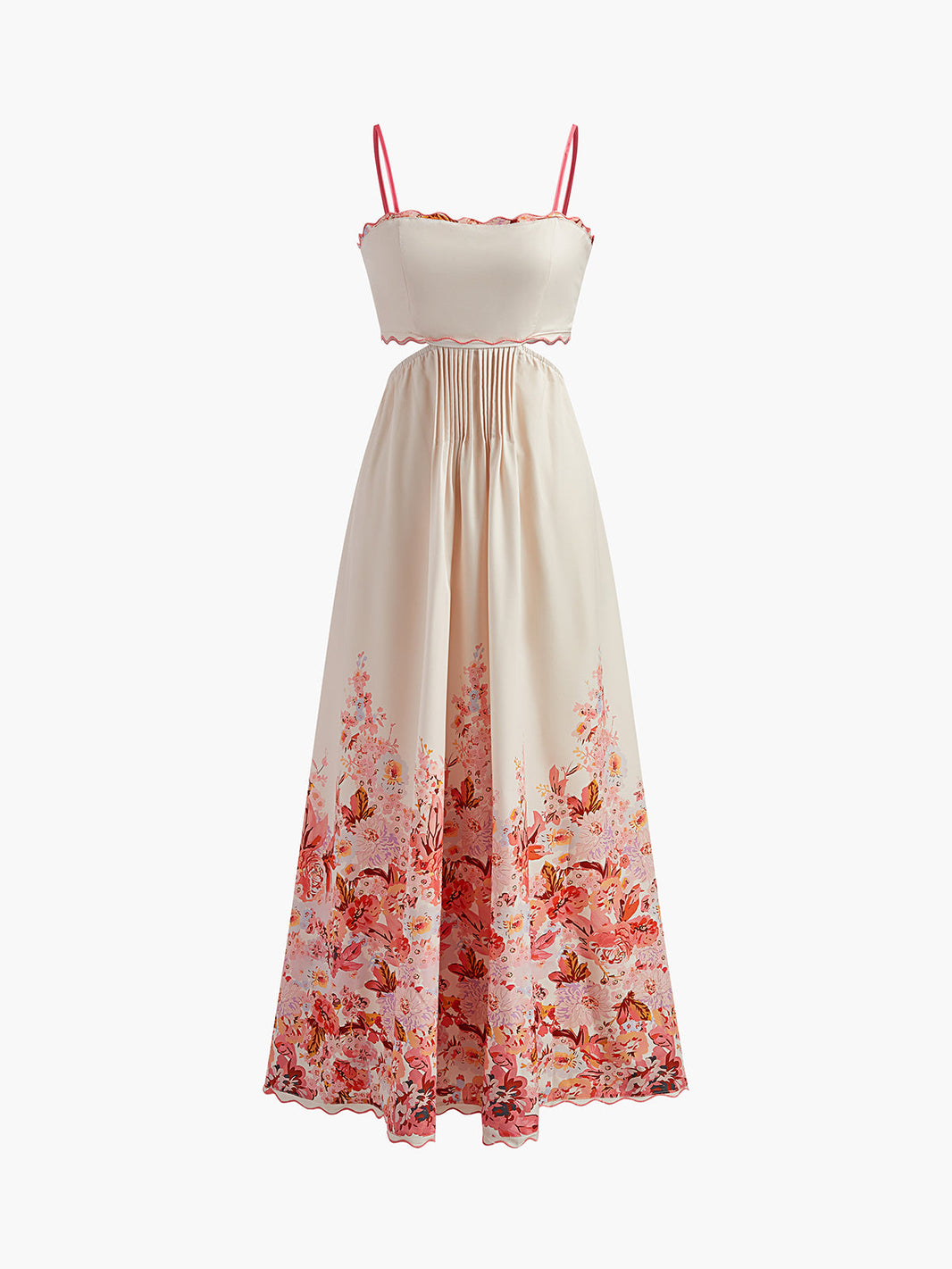 Women's Spaghetti Strap Summer Dress Cotton 1