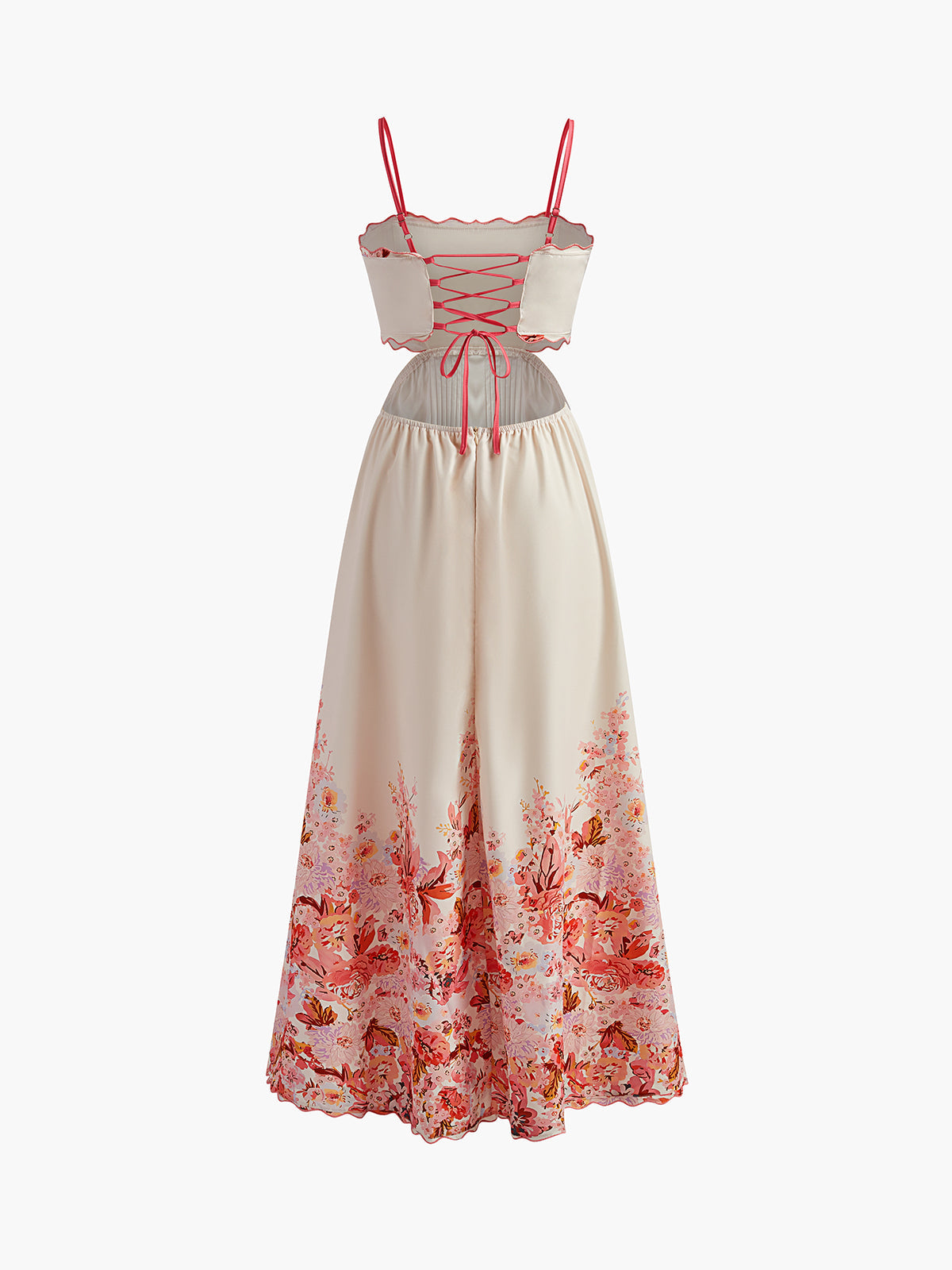 Women's Spaghetti Strap Summer Dress Cotton 3