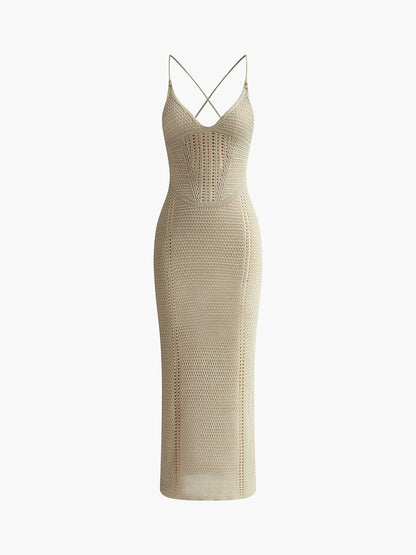 Women's Cami Dress Cotton with Lace Accents 8