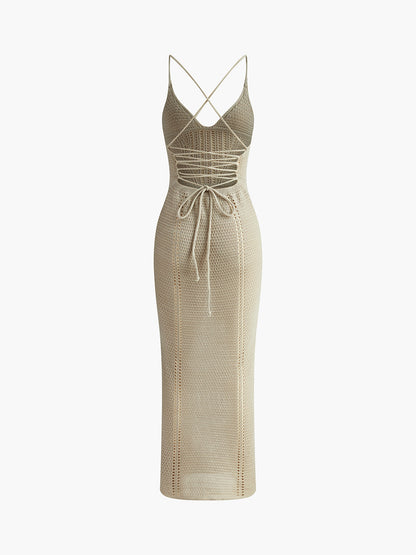 Women's Cami Dress Cotton with Lace Accents 9