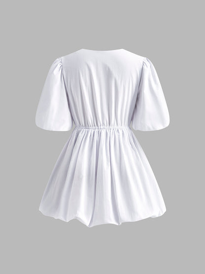 Women's Puff Dress Lightweight Fabric 12