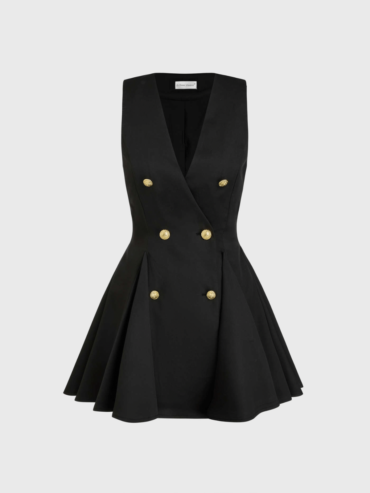 Women's Mini Dress Polyester V-Neck Ruffle Hem 2