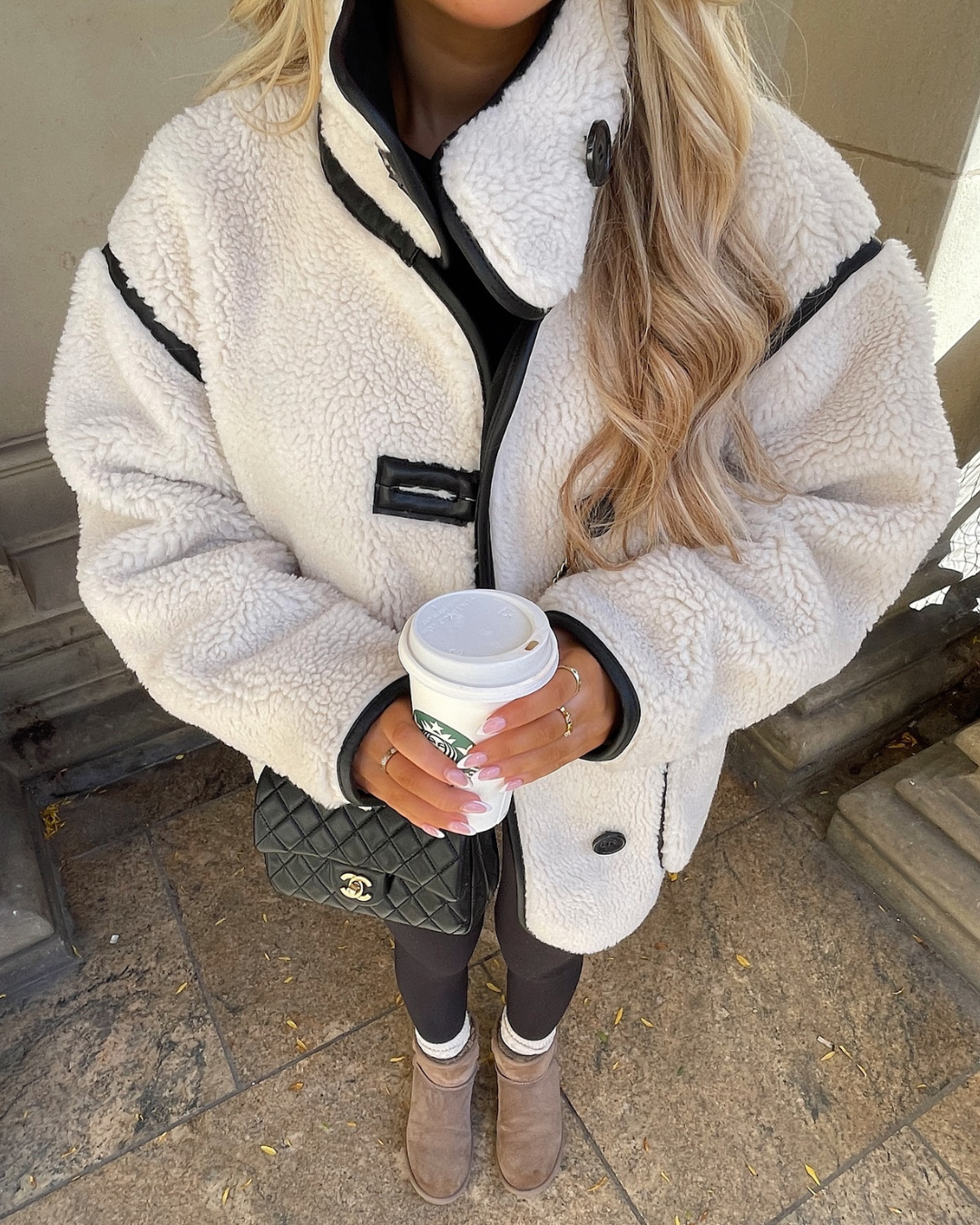Women's Sherpa Jacket – Cozy Faux Sherpa Winter Coat