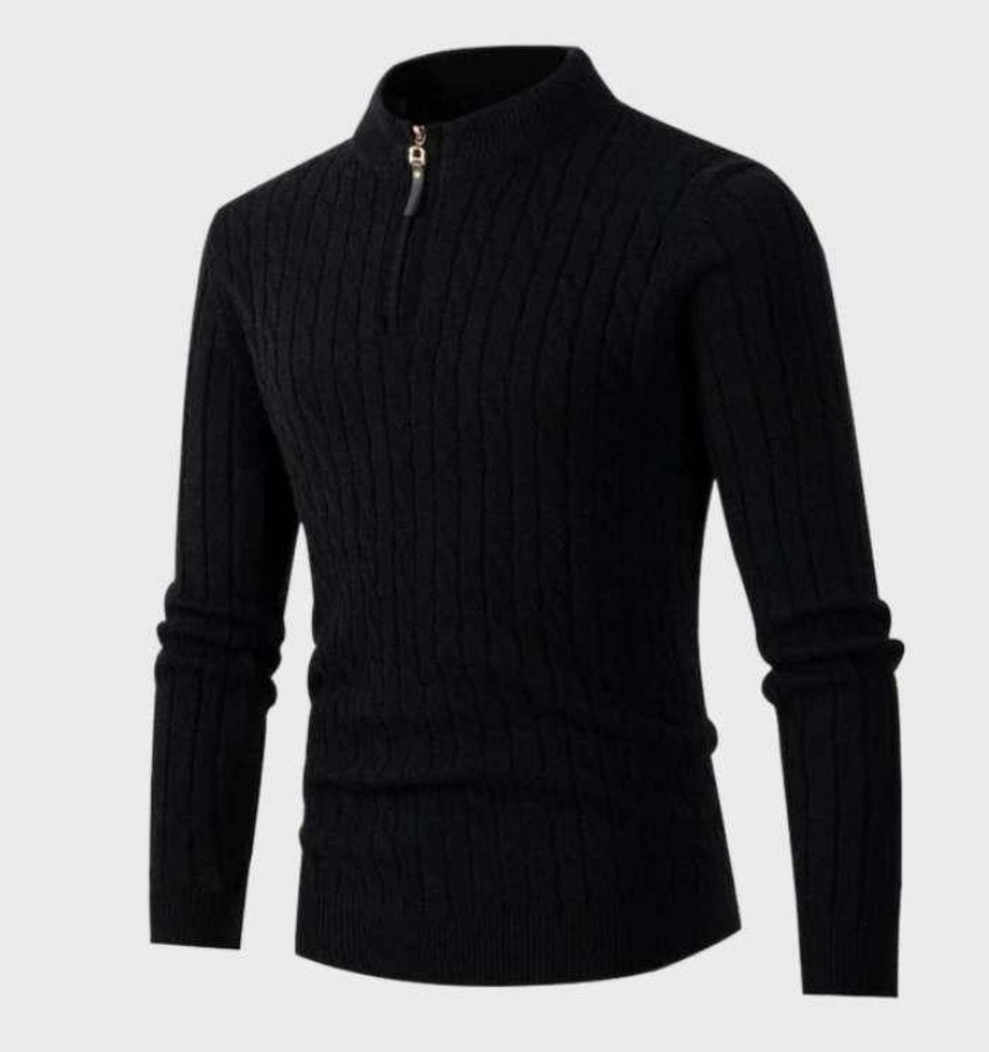 Men's - Sweater with Zipper - Sporty - Lightweight - Ideal for Autumn/Winter