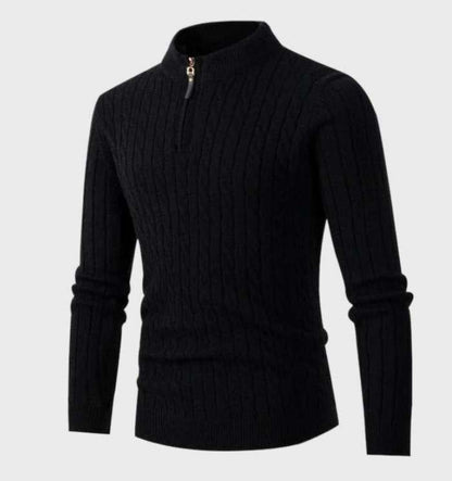 Men's - Sweater with Zipper - Sporty - Lightweight - Ideal for Autumn/Winter