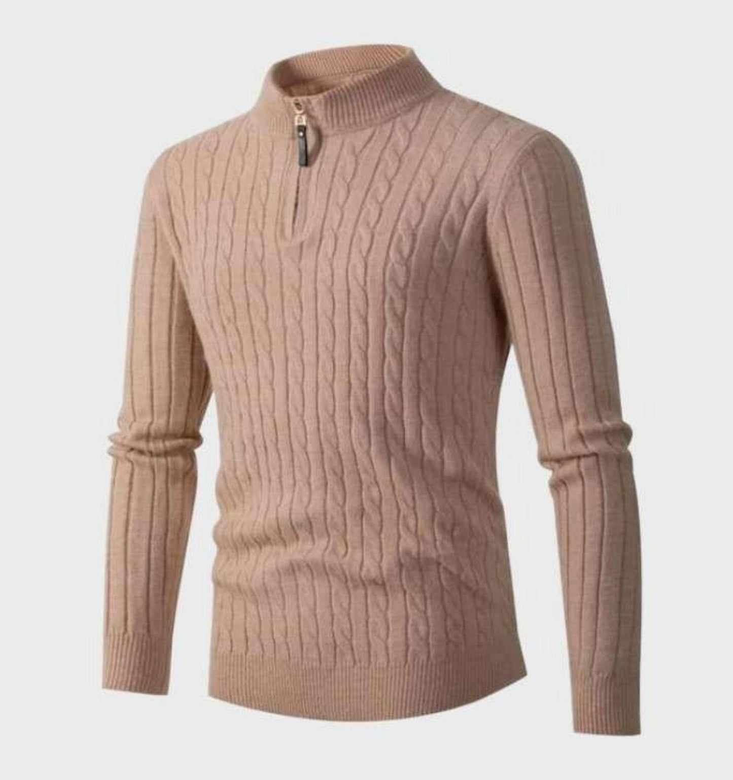 Men's - Sweater with Zipper - Sporty - Lightweight - Ideal for Autumn/Winter
