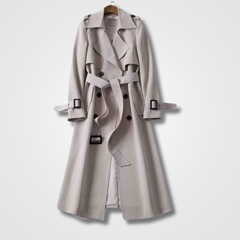 Women's- Elegant Women's Spring Trench Coat - for Women | Great for Formal Occasions