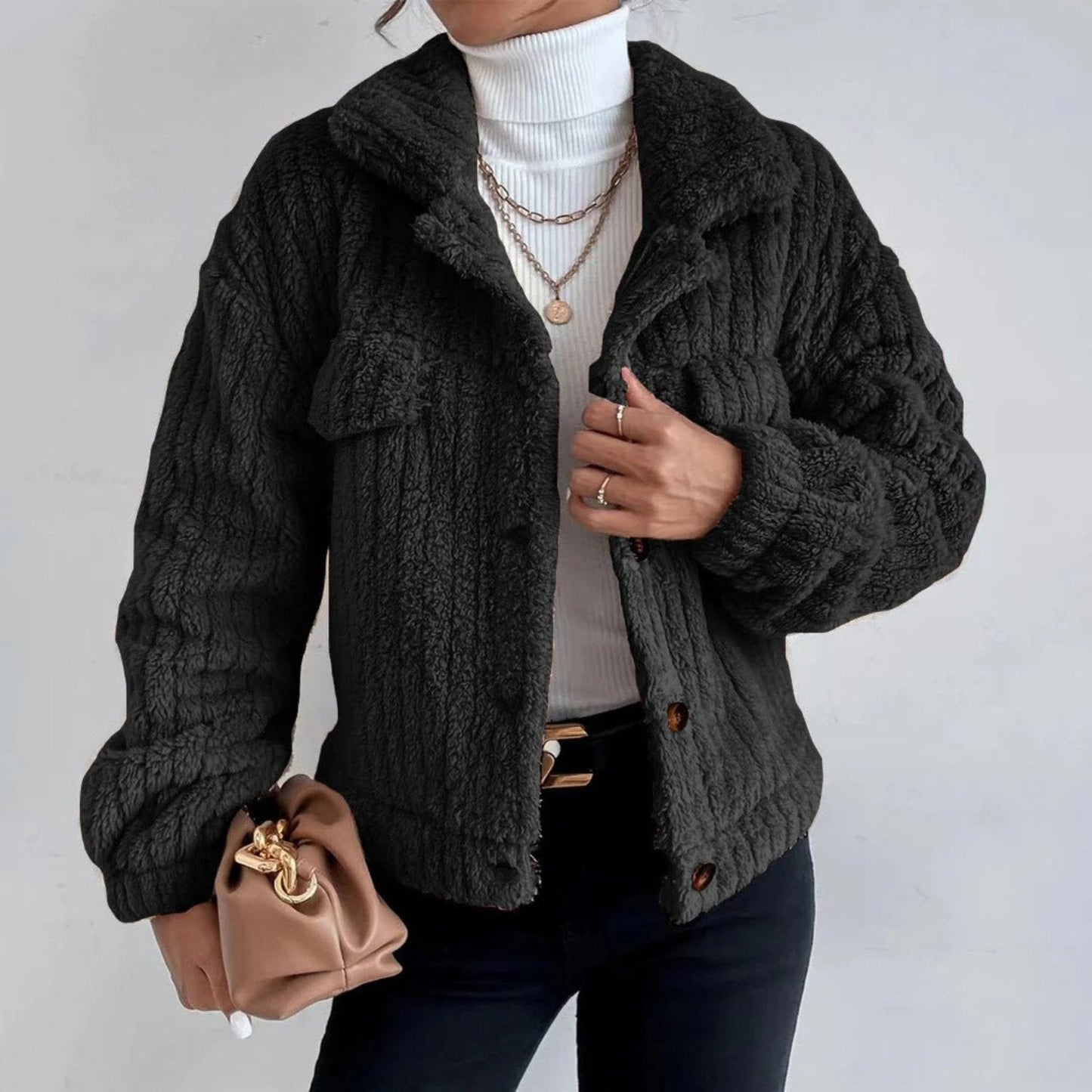 Women's Fleece Jacket - Casual - - Ideal for Autumn/Winter
