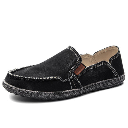 Men's - Canvas Loafers - Chic - Denim - Everyday Wear