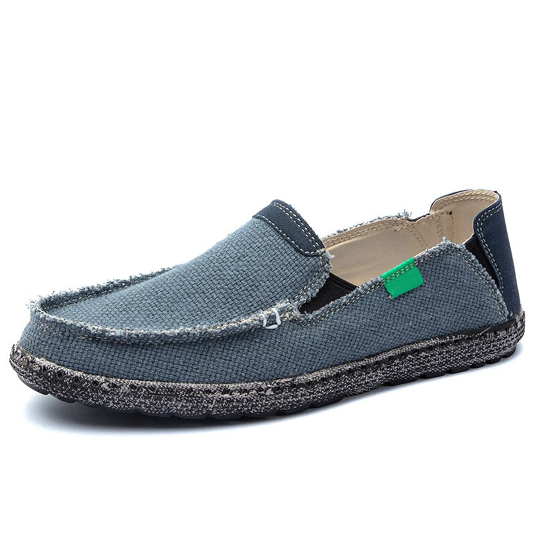 Men's - Canvas Loafers - Chic - Denim - Everyday Wear