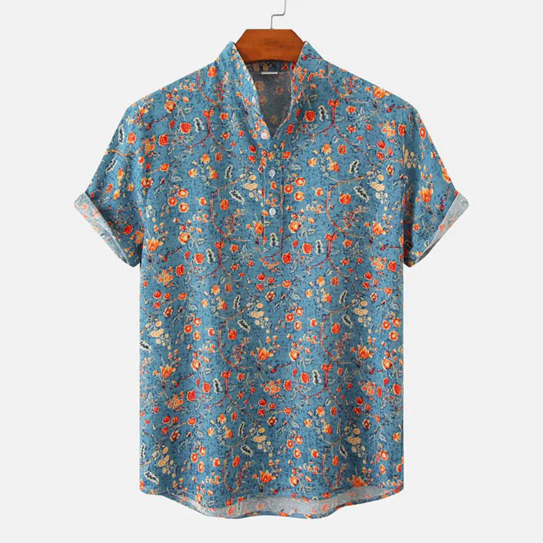 Men's  - Polo with Pattern - Casual - Timeless Style - Ideal for Summer