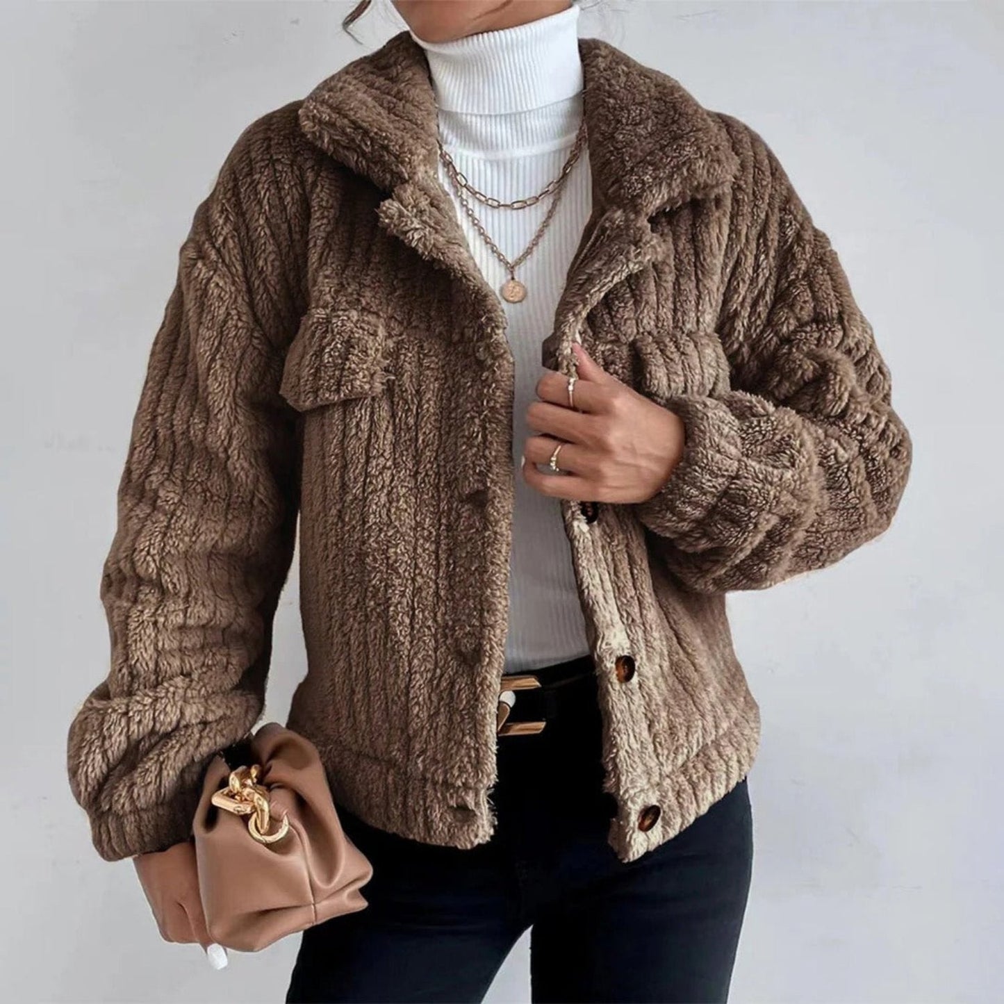 Women's Fleece Jacket - Casual - - Ideal for Autumn/Winter