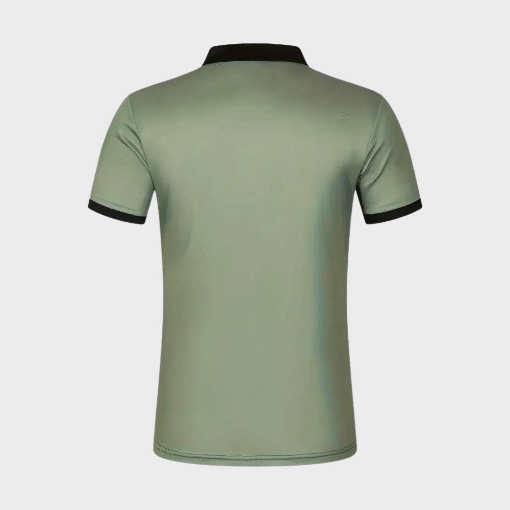 Men's  - Color Block and Stripe Polo Shirt - Casual - Everyday Use