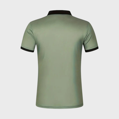 Men's  - Color Block and Stripe Polo Shirt - Casual - Everyday Use