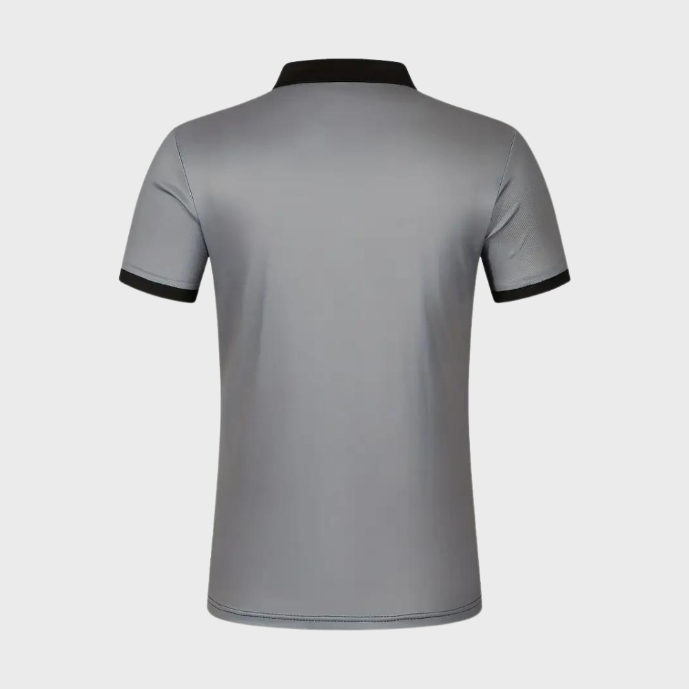 Men's  - Color Block and Stripe Polo Shirt - Casual - Everyday Use