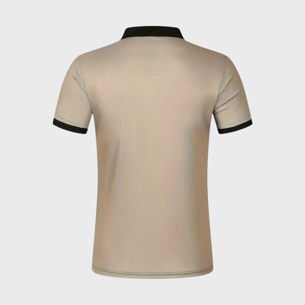 Men's  - Color Block and Stripe Polo Shirt - Casual - Everyday Use