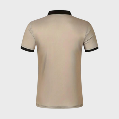 Men's  - Color Block and Stripe Polo Shirt - Casual - Everyday Use
