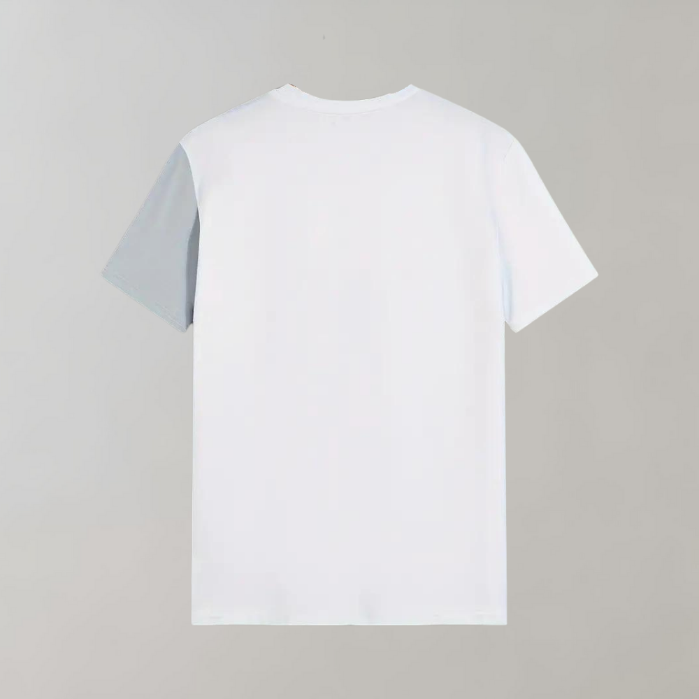 Men's  - T-shirt with Color Block - Casual - Modern Style - Everyday Wear