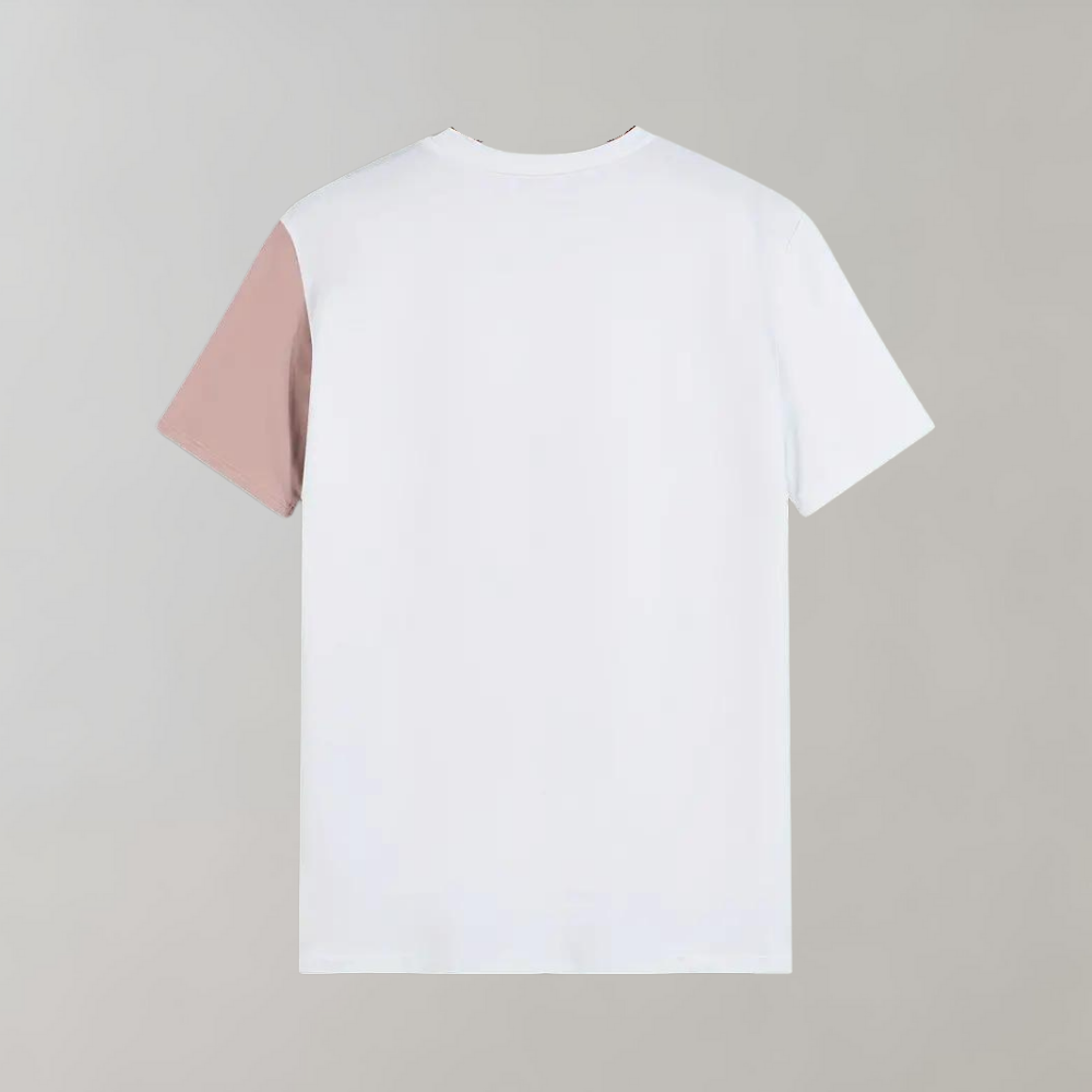 Men's  - T-shirt with Color Block - Casual - Modern Style - Everyday Wear